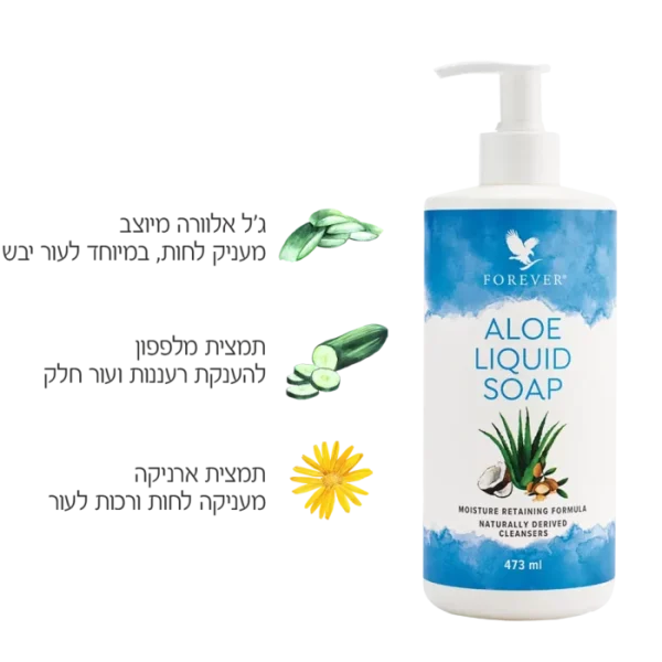 סבון נוזלי אלוורה של פוראבר פוראבר מוצרי אלוורה טבעיים של פוראוור להשיג אצל משווקת אלופירסט משחת שיניים פוראבר בירושלים ו משווקת פוראבר מעלה אדומים
